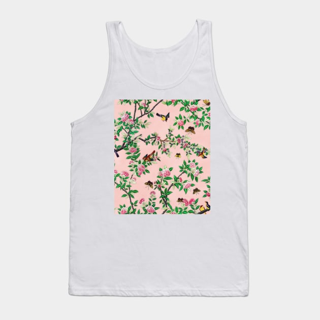 Chinoiserie Peach Tank Top by BonniePhantasm